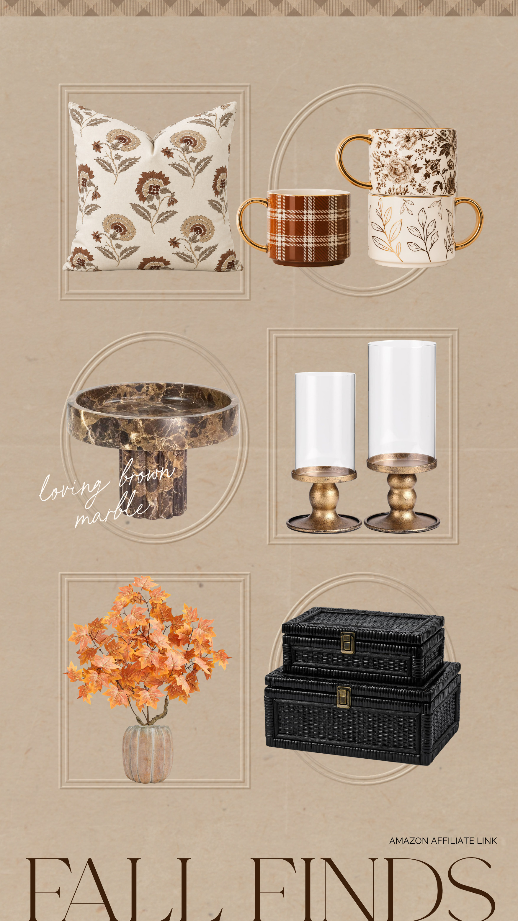 Fall Decorative Accents from Amazon
Amazon Home / Fall Throw Blankets / Knit Throw Blankets / Fall Decor / Fall Candles / Brass Trays / Fluted Vases / Fluted Candlestick Holders / Fall Framed Art / Fall Greenery / Fall Wreaths / Fall Stems / Accent Ottomans / Decorative Bowls / Decorative Trays / Decorative Boxes / Woven Storage Boxes / Coffee Table Decor / Bookshelf Decor / Textured Vases / Faux Branches and Greenery / Marble Accents / Linen Accents / Faux Florals / Dark Blanket Baskets / Travertine Decor / Ivory Planters / Wood Bead Garlands / Brass Candlestick Holders / Scalloped Pillows / Textured Bowls / Layered Framed Art / Emerald Green Marble / Earth Toned Decor /  

 #LTKSeasonal #LTKHome