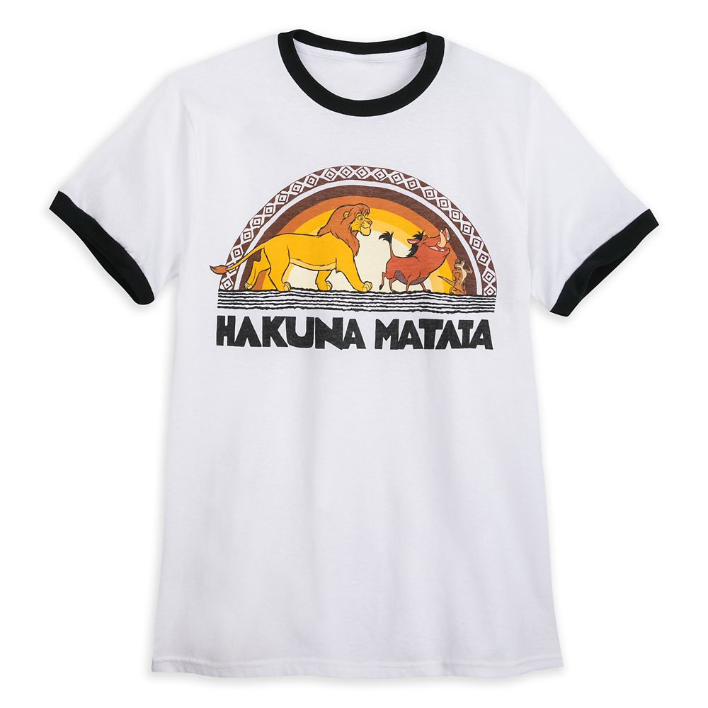 The Lion King ''Hakuna Matata'' Ringer T-Shirt for Adults | Disney Store