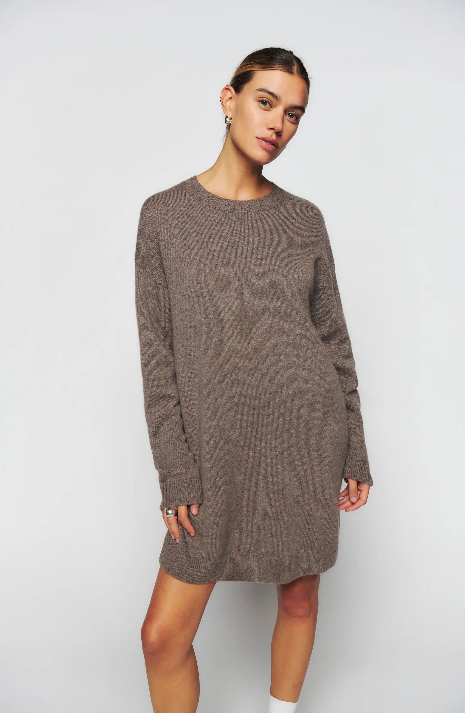 Henrietta Long Sleeve Cashmere Sweater Dress | Nordstrom