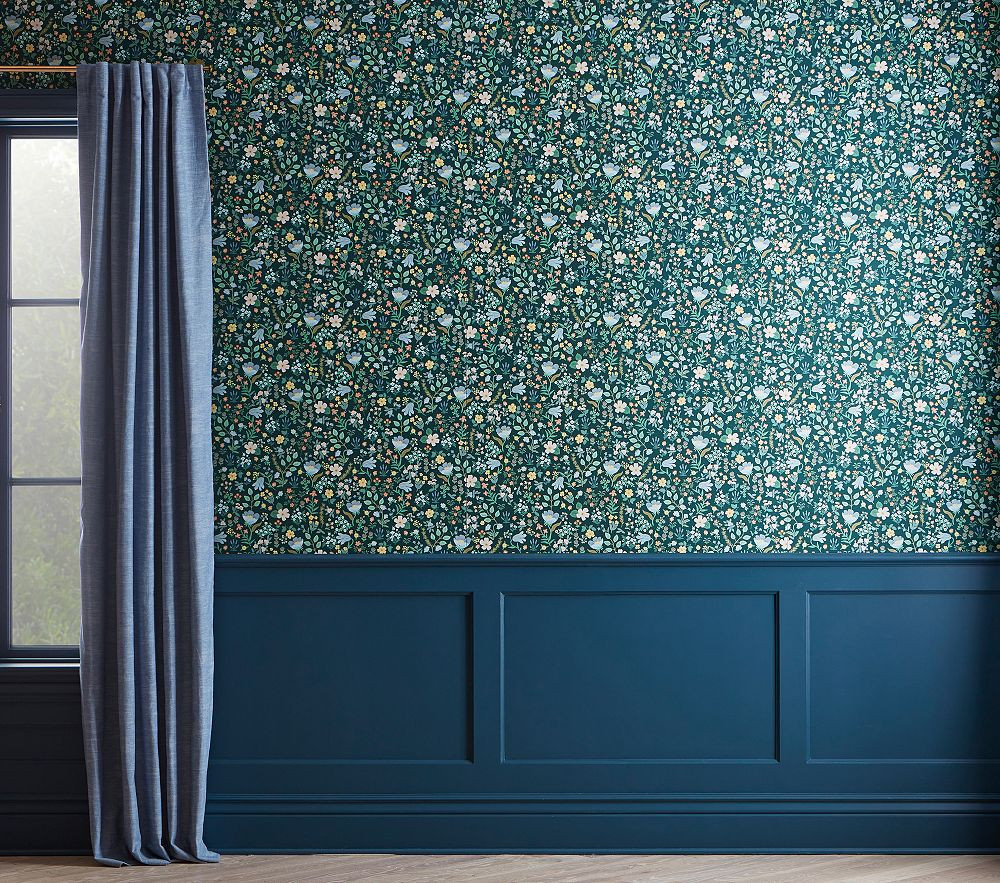 Rifle Paper Co. Bramble Fields Wallpaper | Pottery Barn Kids
