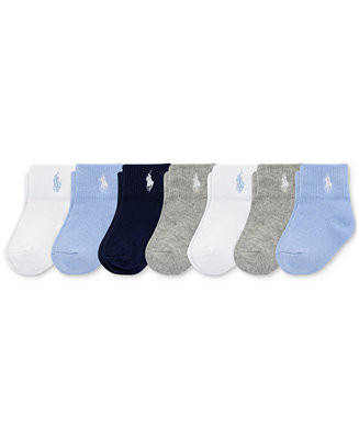 Baby Boys Polo Essential Socks, Pack of 7 | Macy's