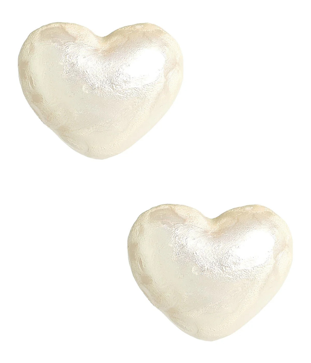 Lainey Heart - Cotton Pearl Studs - 18k Gold Plated | Lisi Lerch Inc