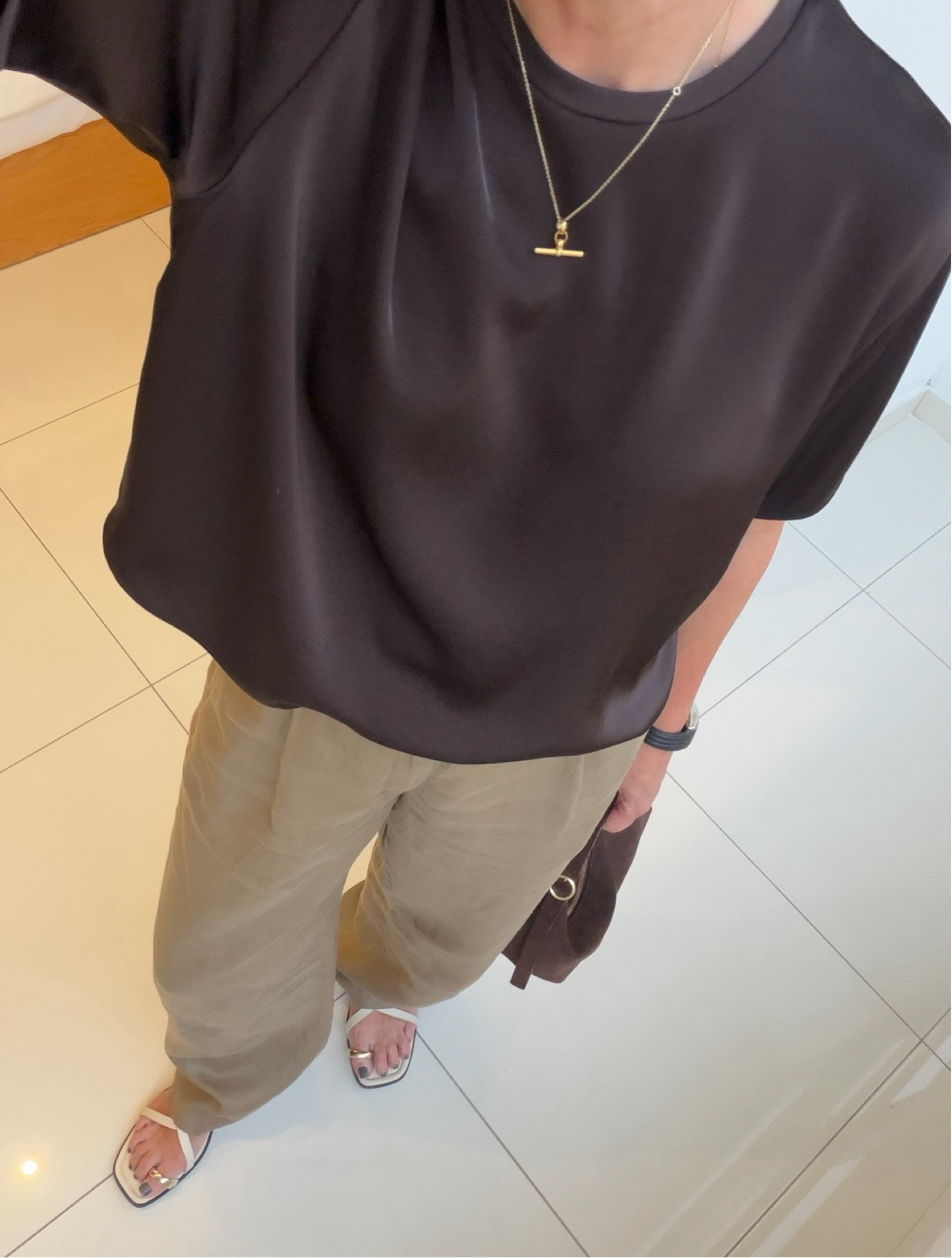 Take me back to Malta. I’m missing the sunshine and the outfits 🤎🤎

Two of my favourites here  - these trousers are the perfect fit and I can’t get enough of this satin tee. I wear 10 trousers and medium tee

#LTKstyletip #LTKsummer #LTKuk