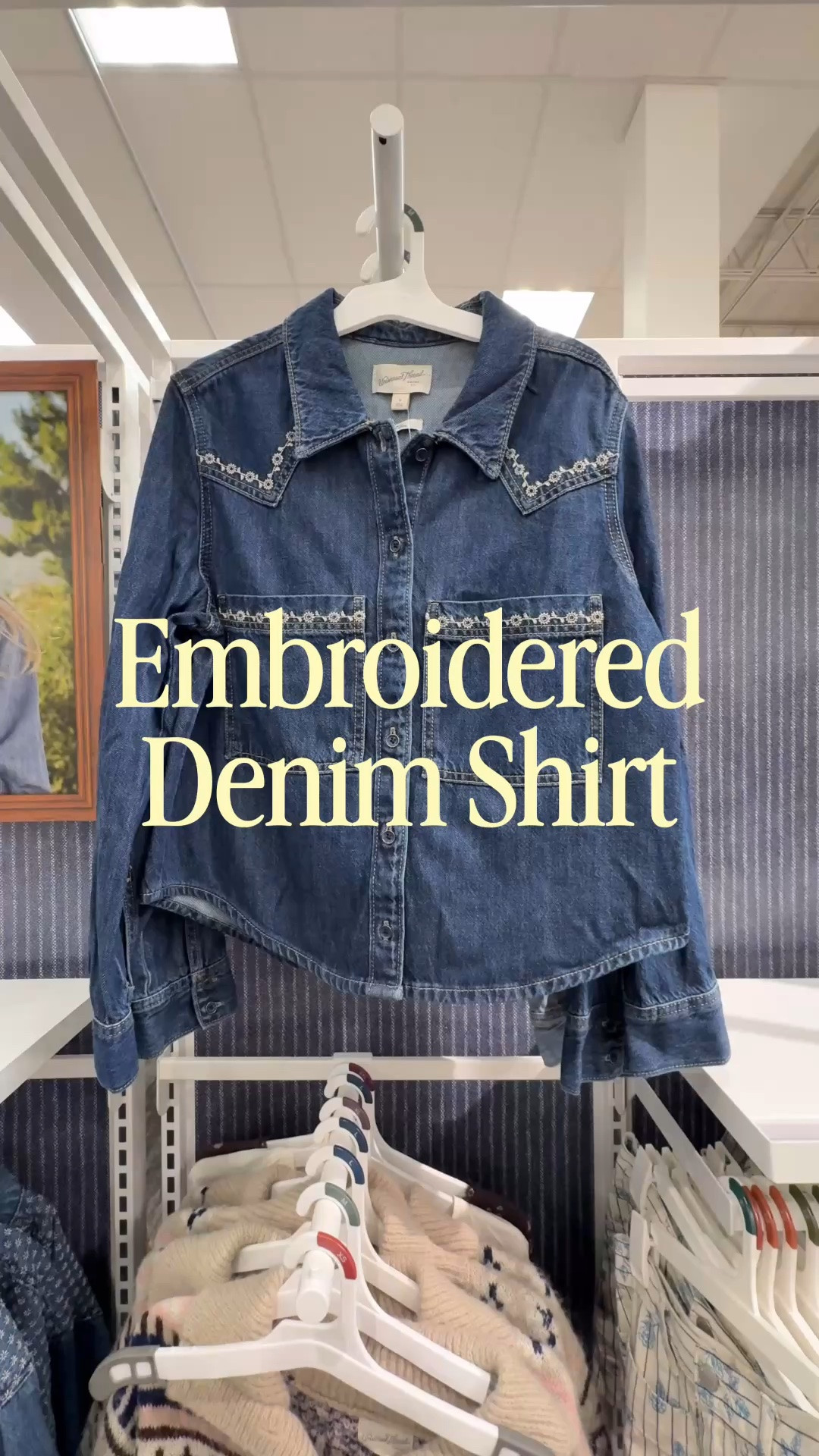 New!! Universal Thread embroidered denim button down shirt!

Light wash available without embroidery

#LTKSeasonal
