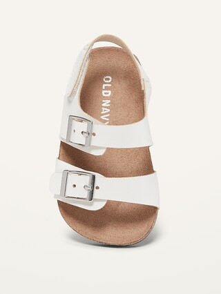 Faux-Leather Double-Buckle Sandals for Baby | Old Navy (US)