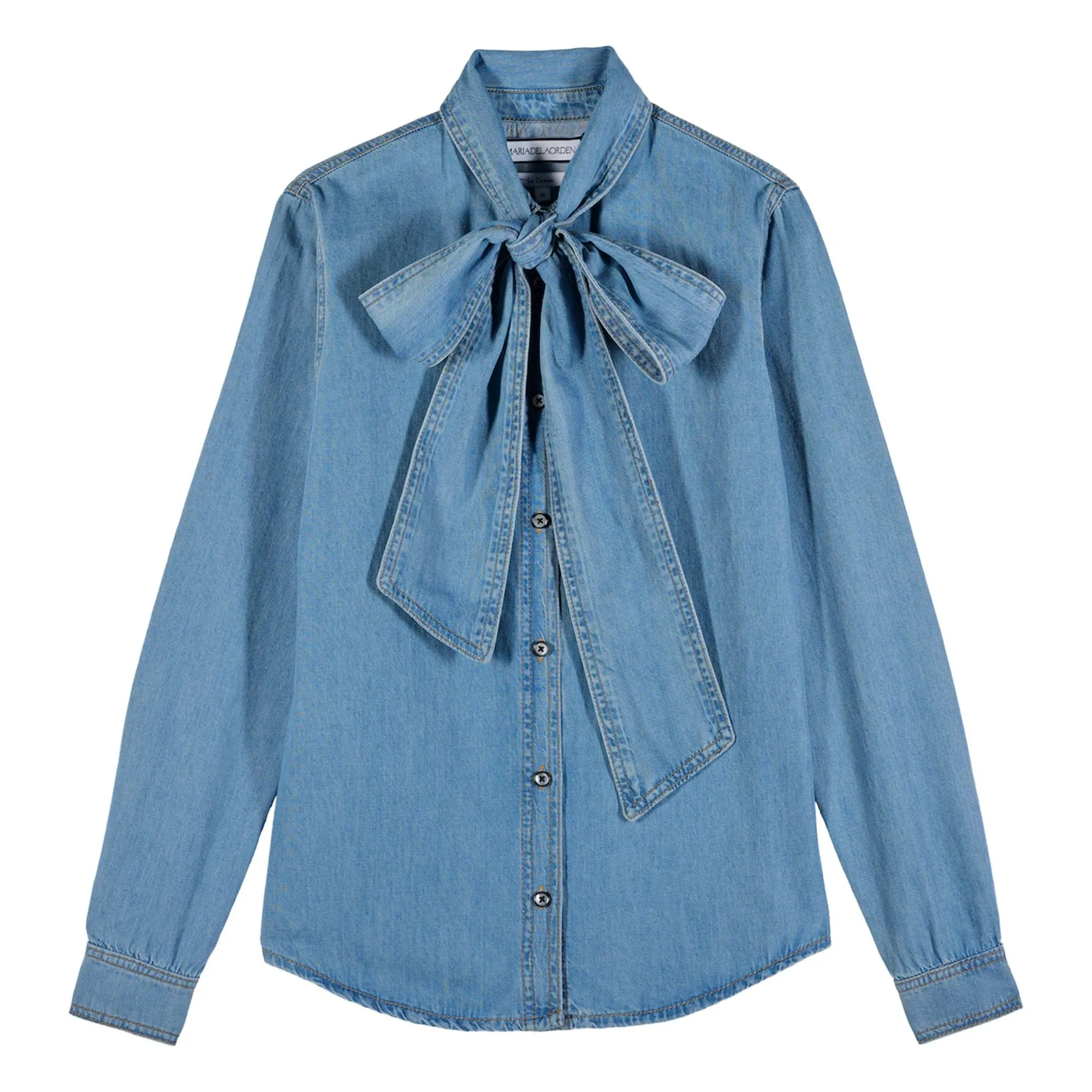 Fairy Denim Bluse | Light Blue | Smallable