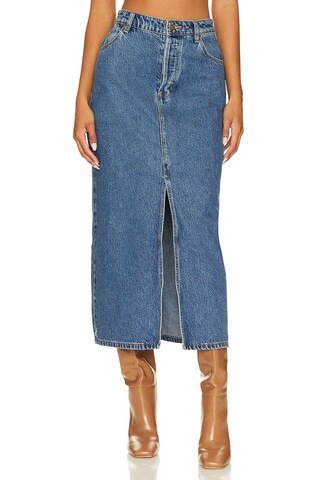 ROLLA'S Chicago Skirt in Mid Vintage Blue from Revolve.com | Revolve Clothing (Global)