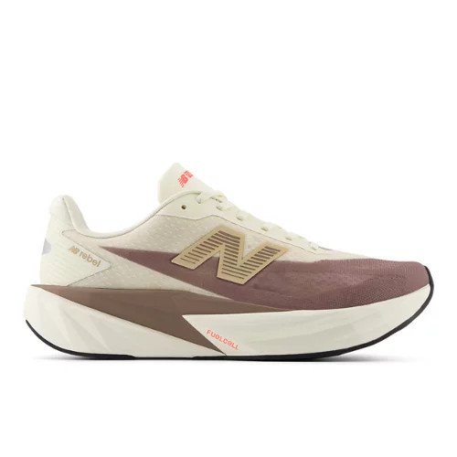New Balance Men's FuelCell Rebel v5 Running Shoes - Beige/Brown/White (Size 8) | New Balance Athletics, Inc.