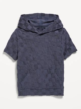 Short-Sleeve Swim Cover-Up Hoodie for Toddler Boys | Old Navy (US)