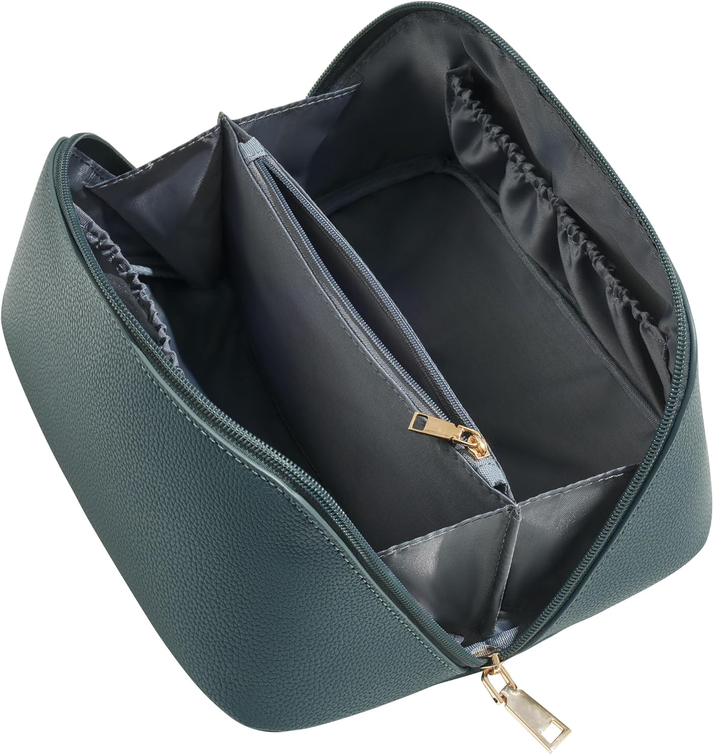 Yarnic Green Travel Makeup Bag Pouch Cosmetic Bag, Large Capacity Toiletry Bag for Women, Portabl... | Amazon (US)