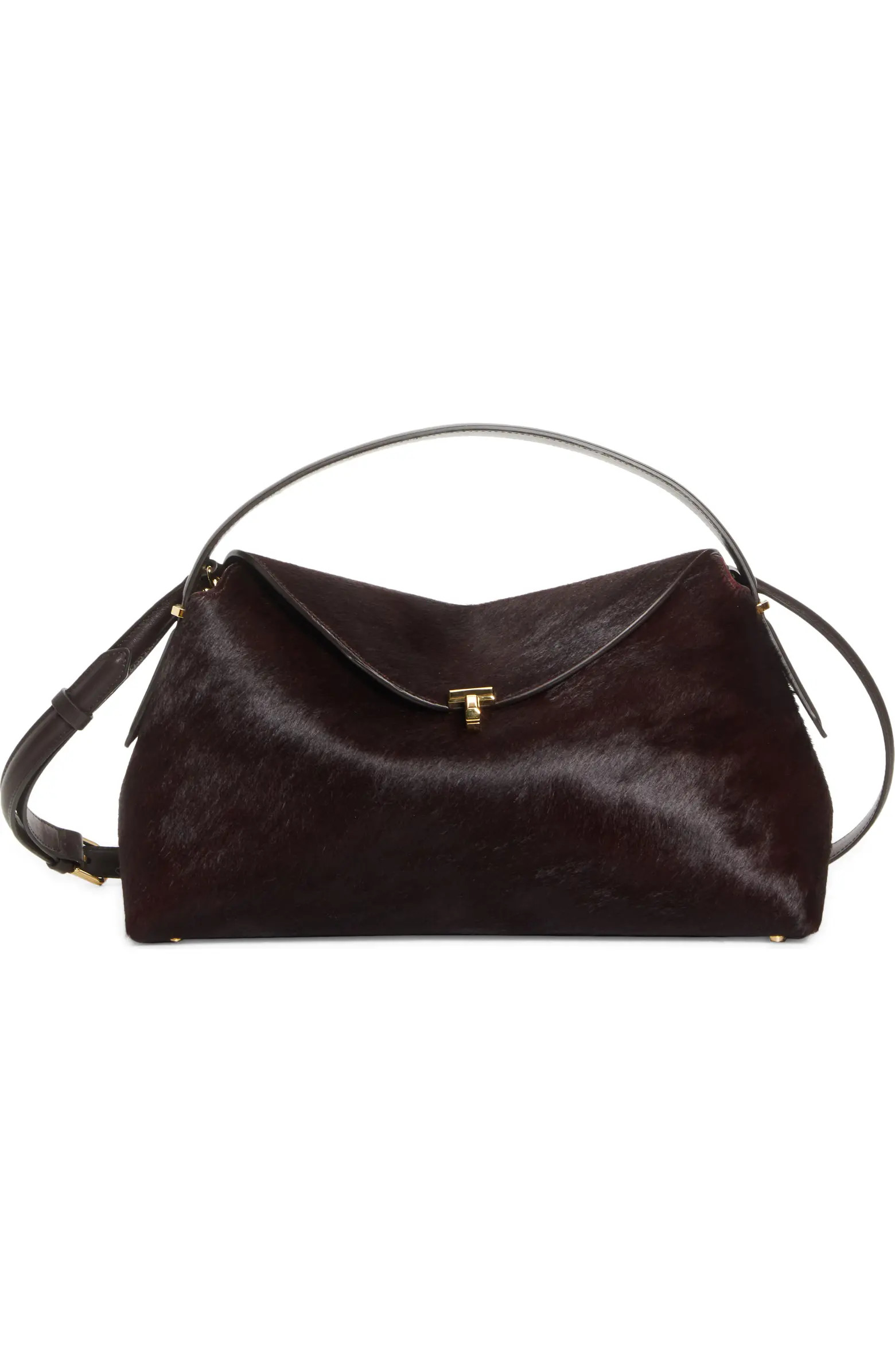 T-Lock Genuine Calf Hair Top Handle Bag | Nordstrom