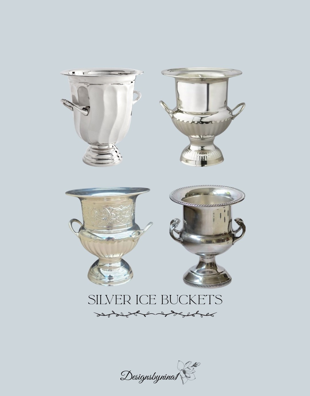 🩶Beautiful Ice Buckets for All Budgets! 🎁Champagne buckets make a great gift for: hostess, newly weds, moms & more! 

Holiday Entertaining | Hostess Gift Idea | Ice Buckets | Wine Cooler | Wine Chiller#LTKParties 

#LTKHome #LTKGiftGuide #LTKHoliday