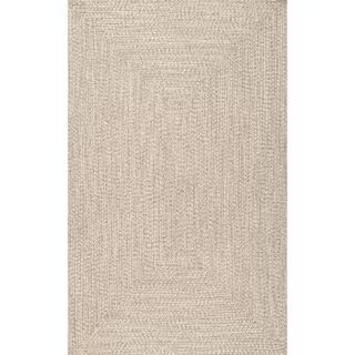 nuLOOM Lefebvre Casual Braided Tan 5 ft. x 8 ft. Indoor/Outdoor Area Rug HJFV01G-508 | The Home Depot