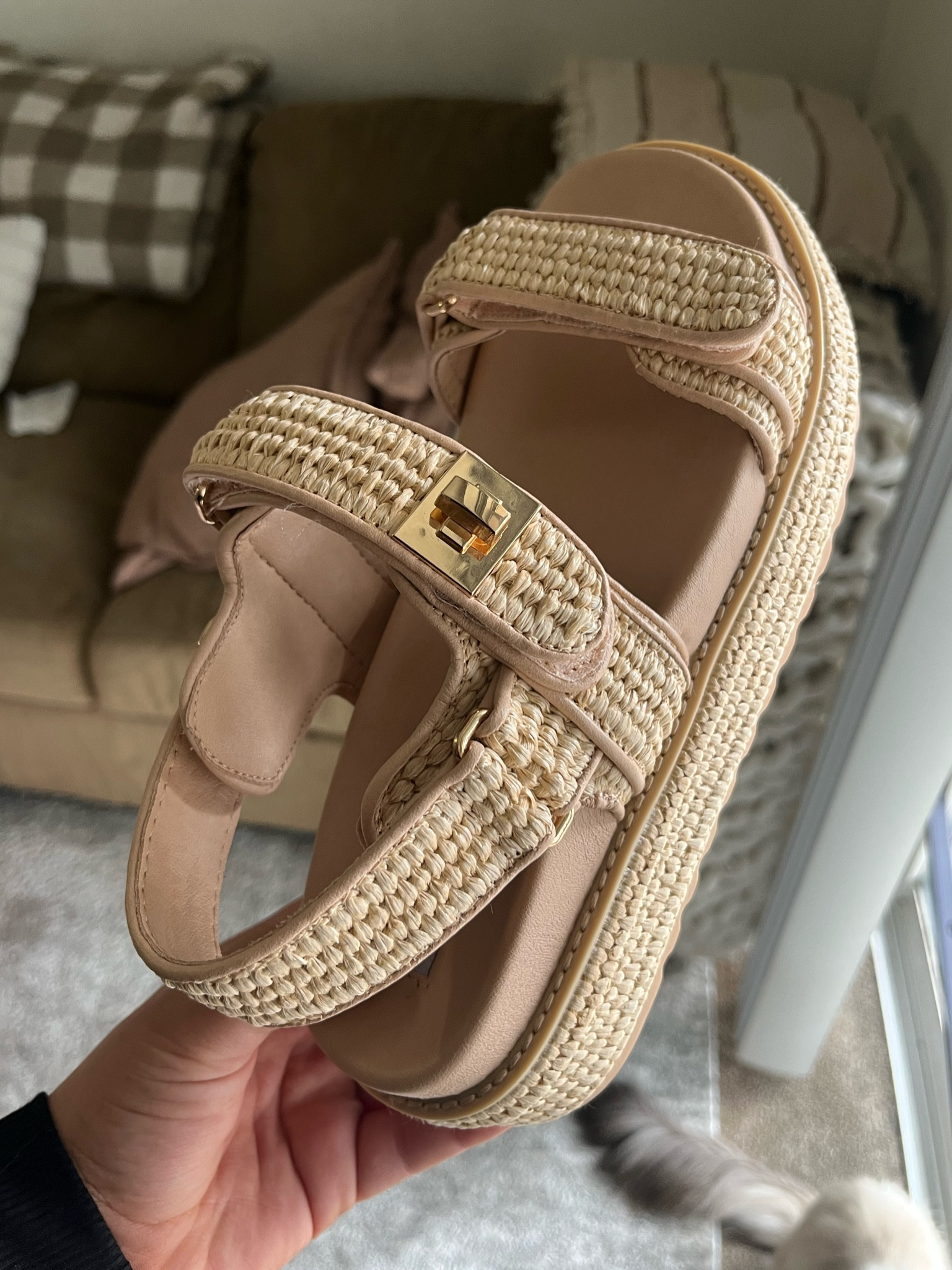 I wear a size 8! The PERFECT summer sandal! 