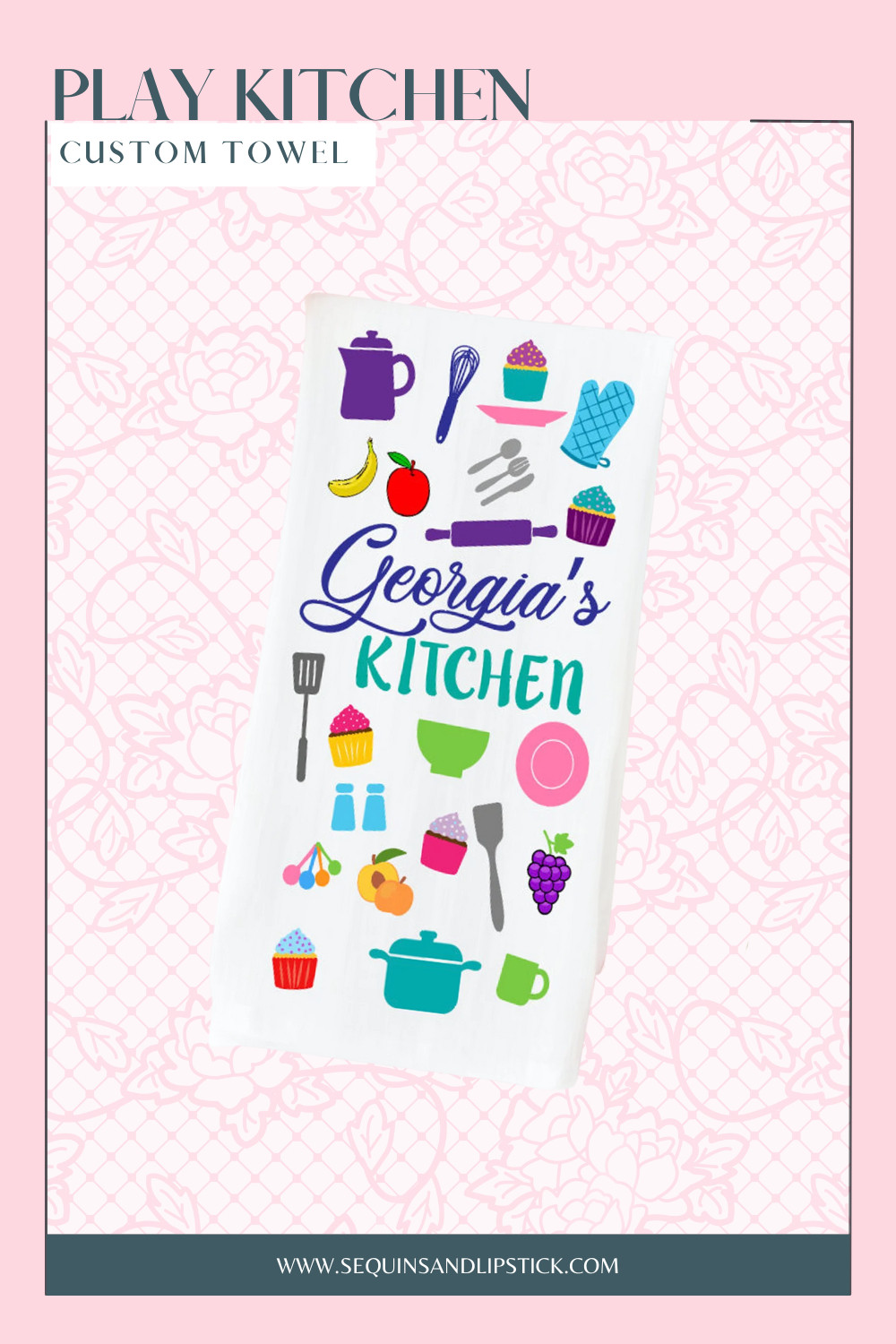 Make pretend play even sweeter with a personalized play kitchen towel. Perfect for toddlers who love cooking, imaginative play, and mini kitchen setups. A thoughtful custom gift for birthdays and holidays. 

 #LTKGiftGuide #LTKHoliday #LTKKids