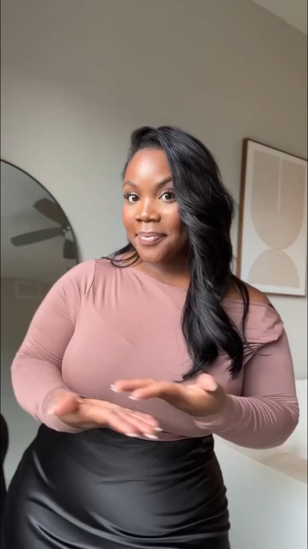 I love basic pieces that I can dress up and down! This silk skirt and body suit from Amazon are my absolute favorites!

#LTKPetite #LTKMidsize