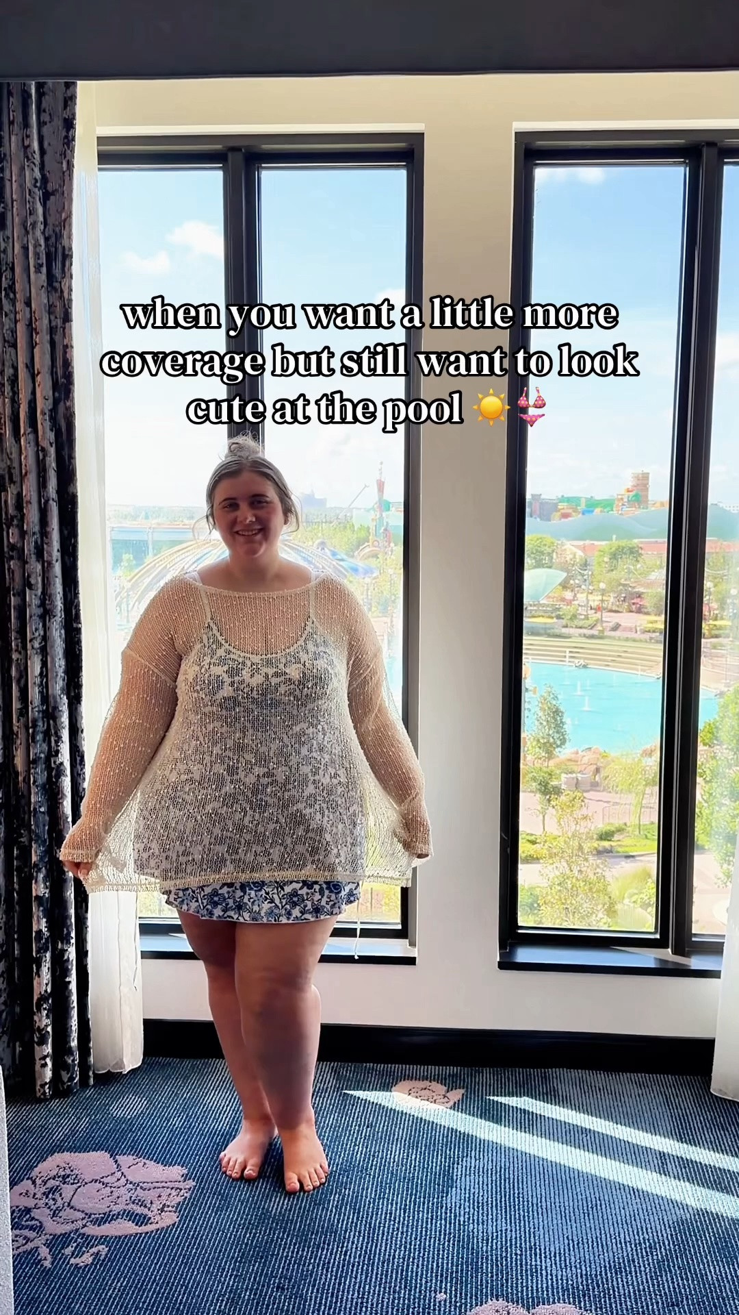 The cutest pool day combo for when you want a little extra coverage but still want to feel cute 👙☀️💗 Love how flowy this coverup is over the swimsuit!

Sizing:
Swimsuit: XXL
Coverup: 3X

#LTKPlusSize #LTKSwim #LTKSaleAlert