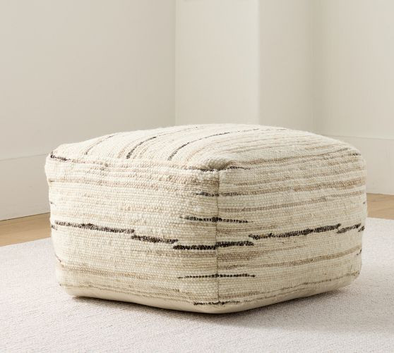 Textured Pouf | Pottery Barn (US)