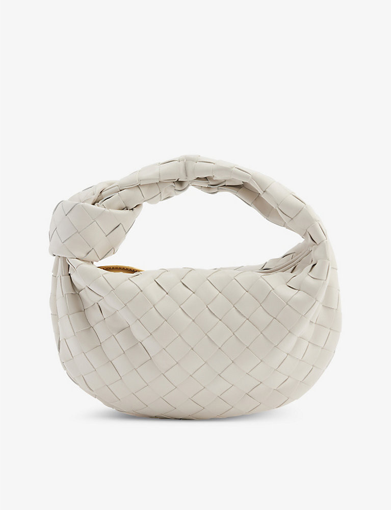 Mini Jodie Intrecciato leather top-handle bag | Selfridges