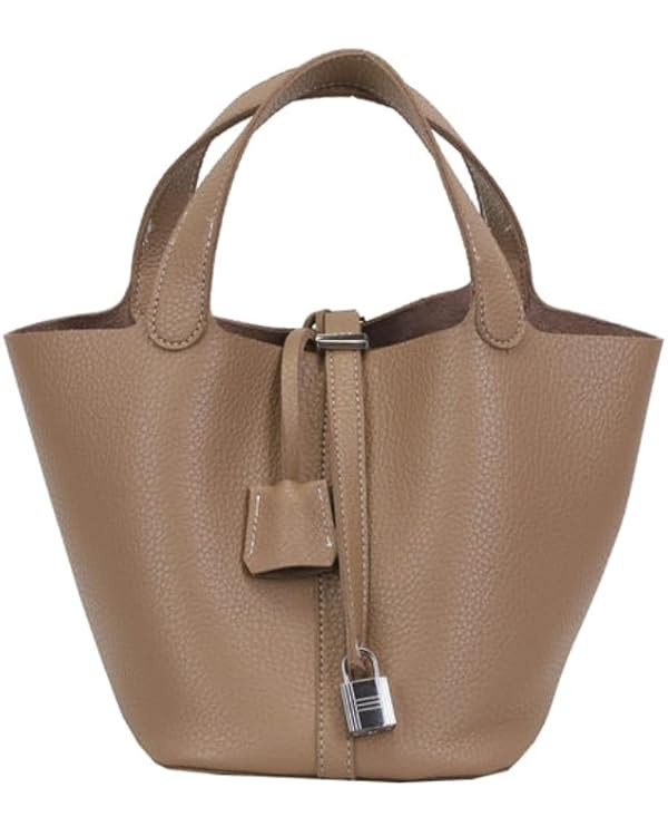 Leather Tote Bag for Women Black Tote Bag Designer Handbags for Women Designer Bags Leather Bag D... | Amazon (US)