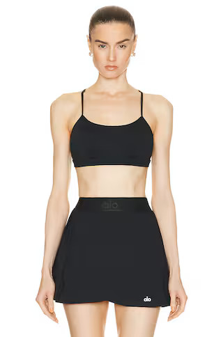 alo Airlift Intrigue Bra in Black | FWRD 