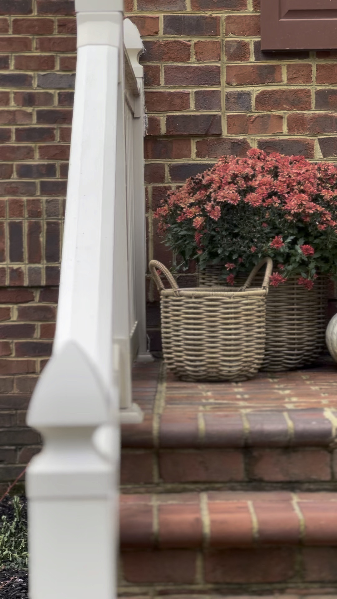 Wicker outdoor planters are my favorite against brick houses.

#LTKVideo #LTKHome #LTKSeasonal