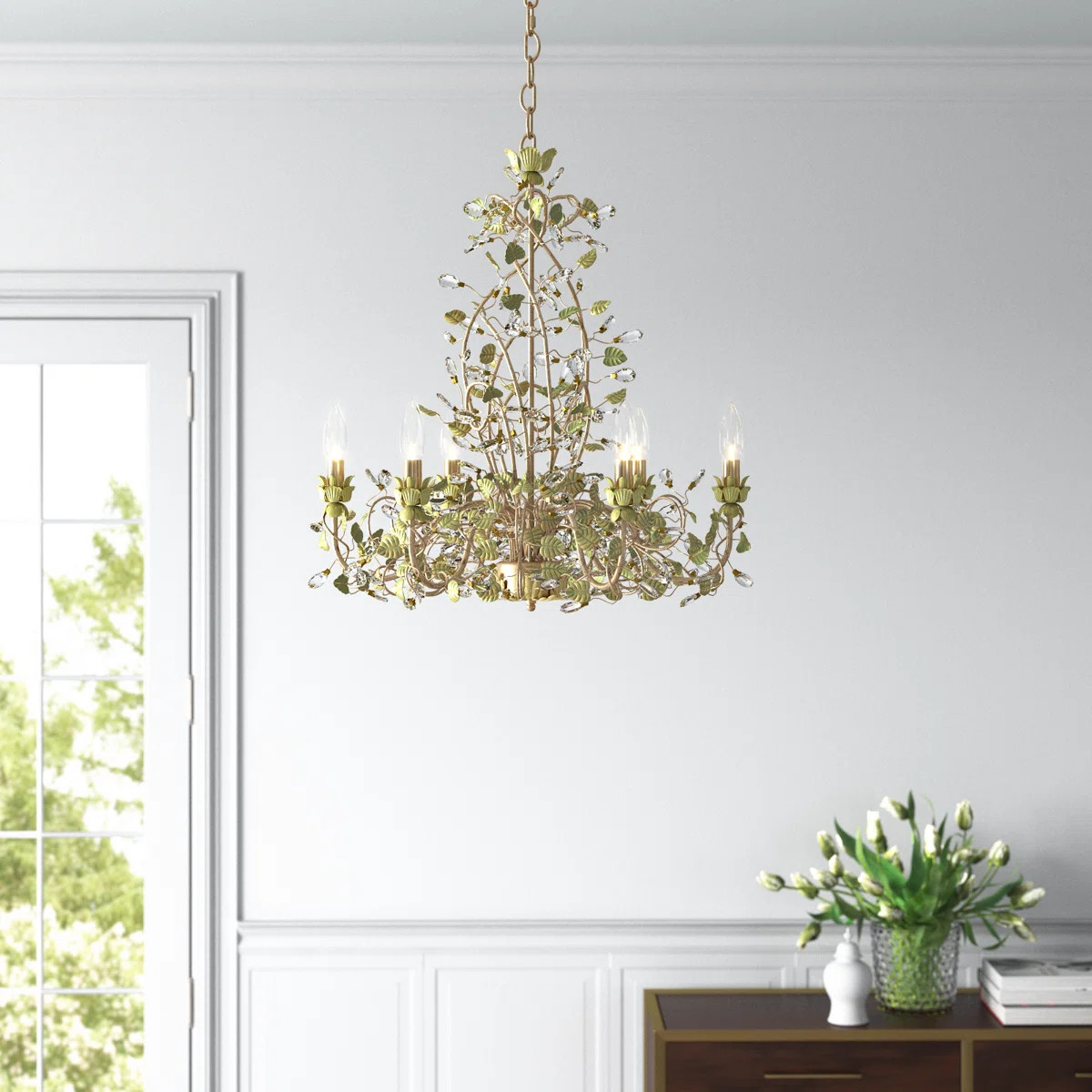 Noran 6 - Light Candle Style Empire Chandelier | Wayfair North America