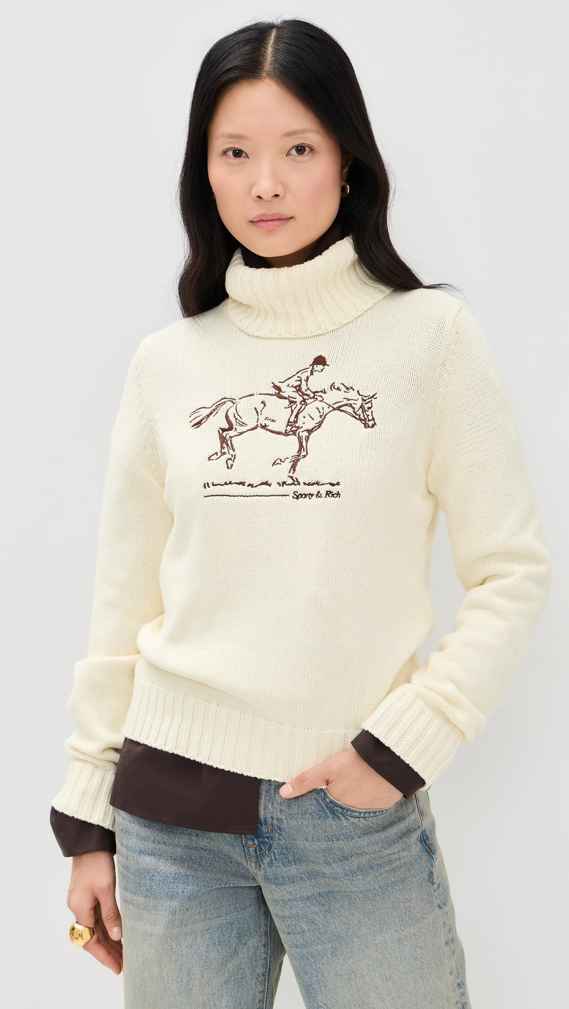 Horse Knitted Turtleneck | Shopbop
