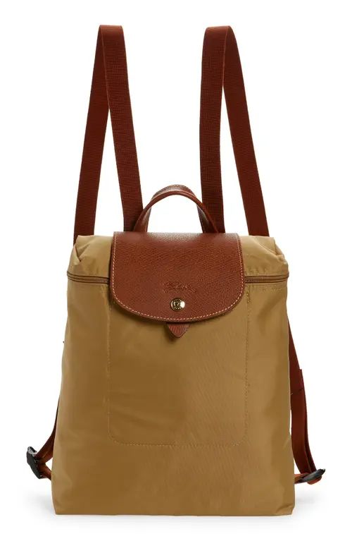 Longchamp Le Pliage Backpack in Desert at Nordstrom | Nordstrom