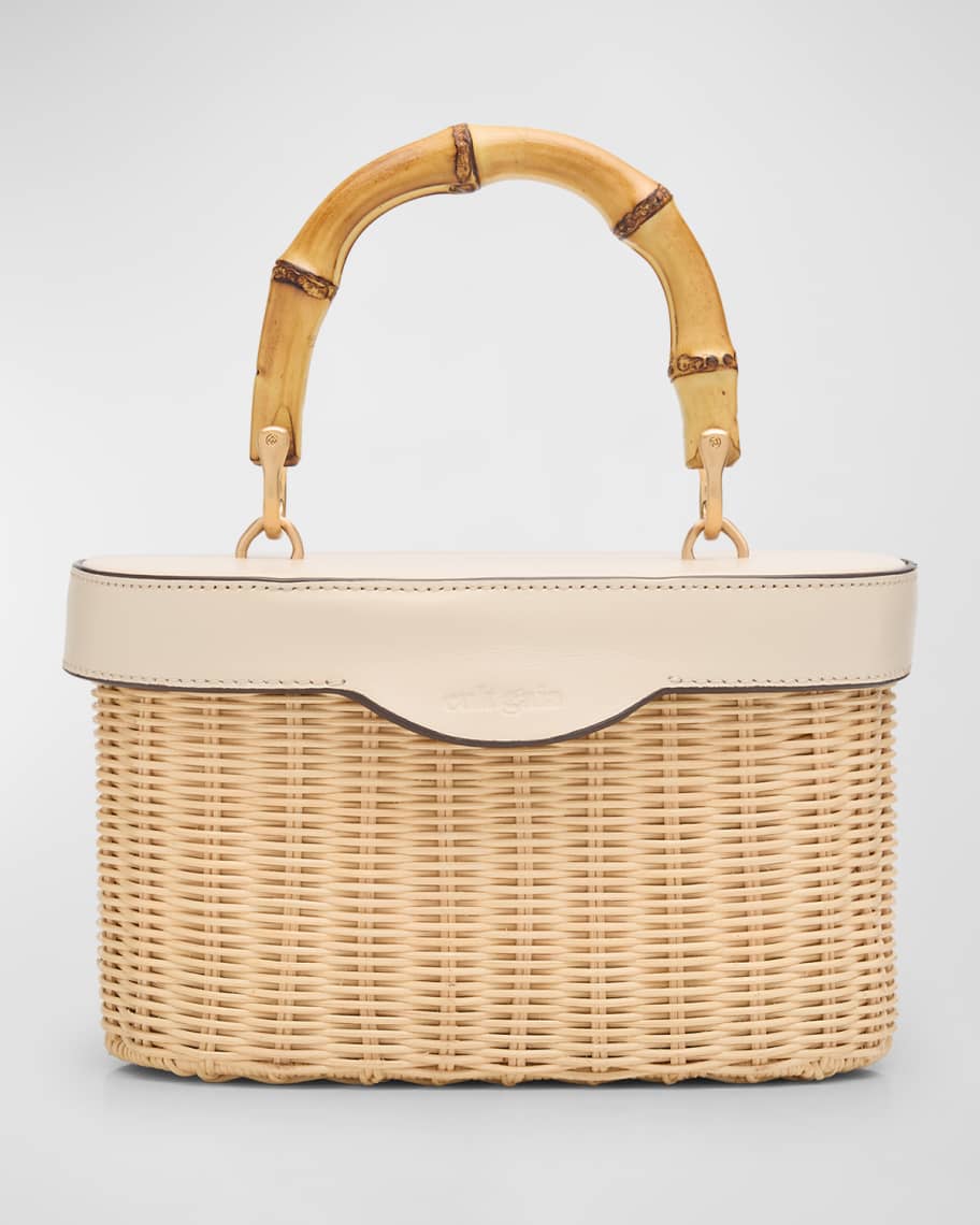 Cult Gaia Gwyneth Basket Top-Handle Bag | Neiman Marcus