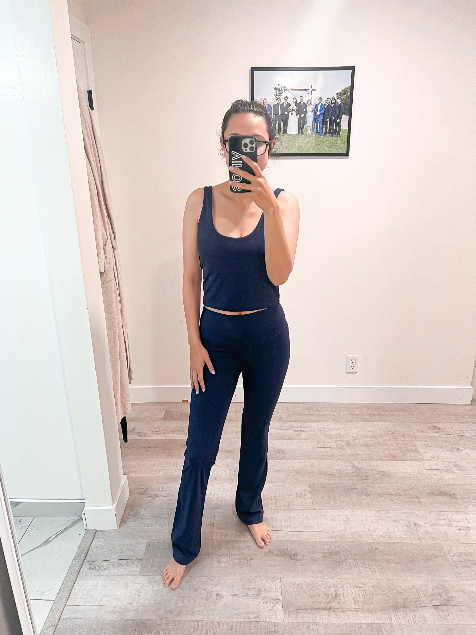 Navy blue workout set  

#LTKootd #LTKgrwm #LTKdayinmylife