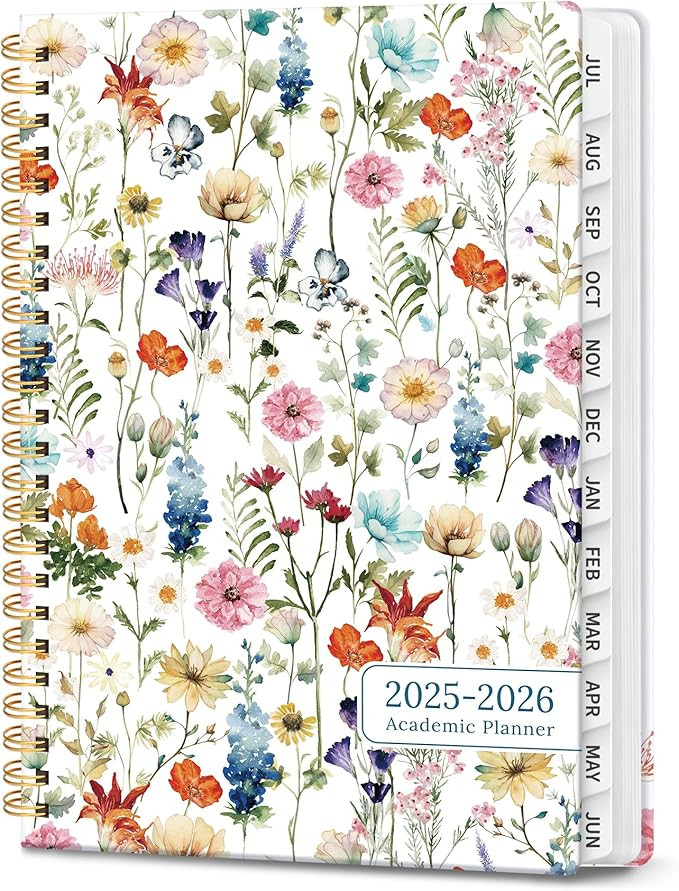 Planner 2025-2026, Academic Year Monthly and Weekly Calendar Planner, Jul 2025 - Jun 2026, Hardco... | Amazon (US)