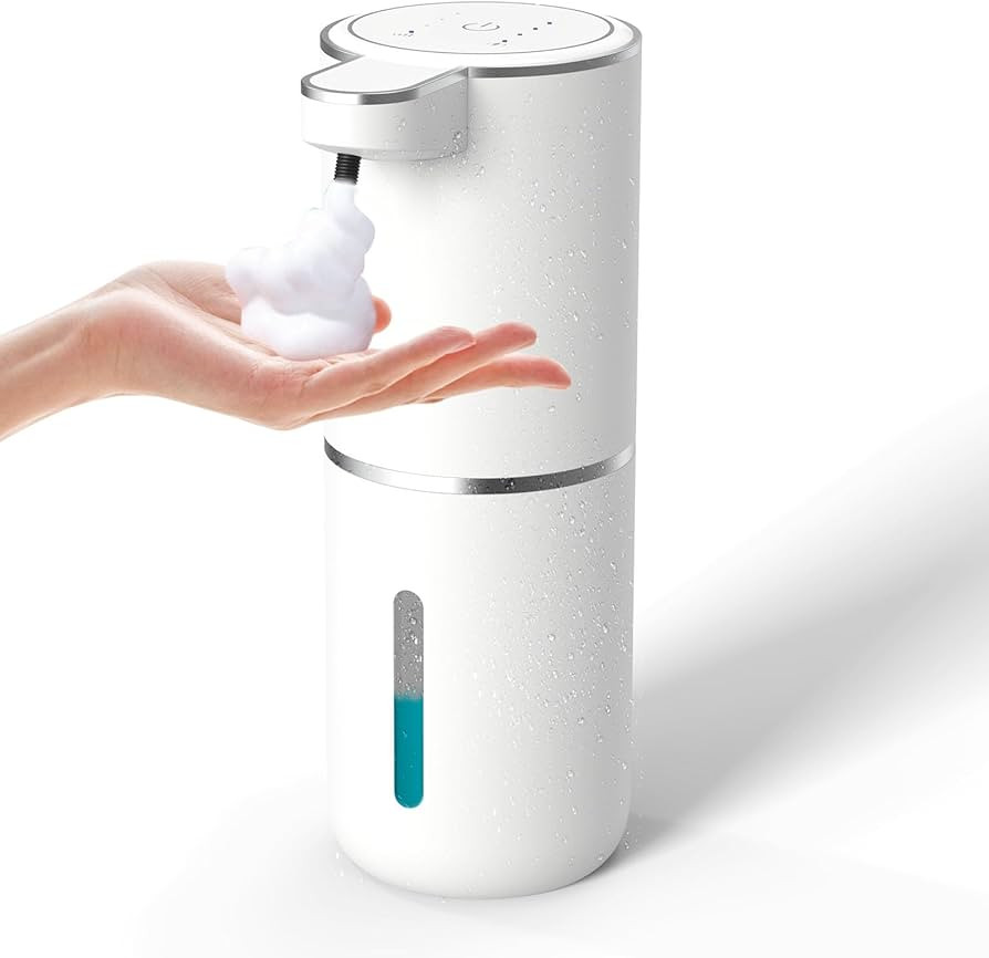 Automatic Soap Dispenser – Touchless Foaming Soap Dispenser 400ml USB Rechargeable Dispenser El... | Amazon (US)