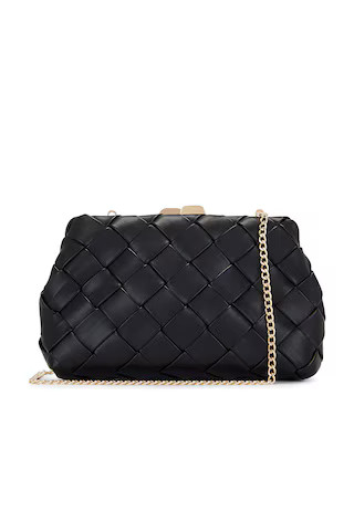 olga berg Quinn Woven Clutch in Black from Revolve.com | Revolve Clothing (Global)