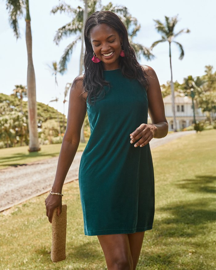 Jasmina Velvet Shift Dress | Tommy Bahama