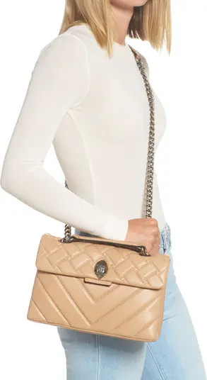 Kurt Geiger London Kensington X Quilted Leather Shoulder Bag | Nordstrom | Nordstrom