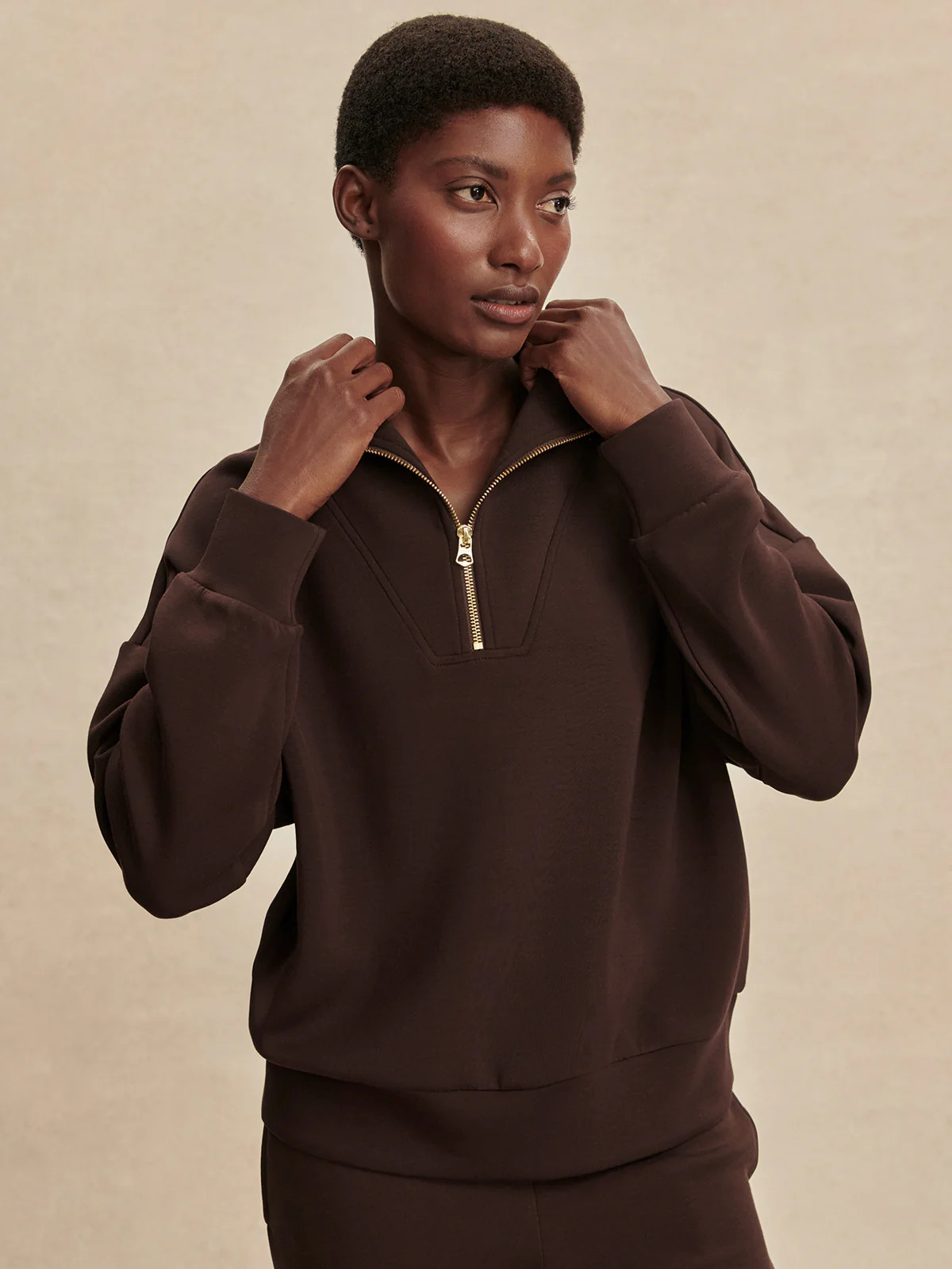 Hawley Half Zip Sweat | Varley UK | Varley UK