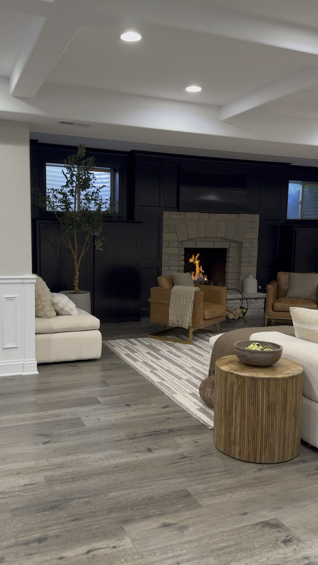 Basement cozy fall views 🤎🍂 

#LTKHome #LTKFallSale #LTKVideo