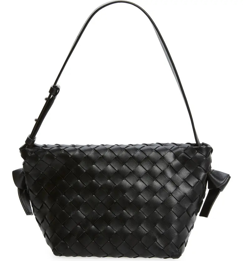 Intrecciato Leather Shoulder Bag | Nordstrom