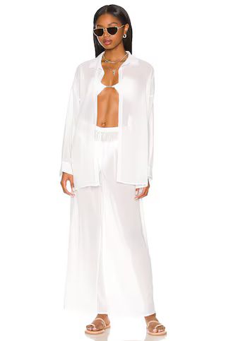 Catalina Top | White Top | White Shirt | White Button Down Shirt | White Pants Outfit Ideas Pant Set | Revolve Clothing (Global)