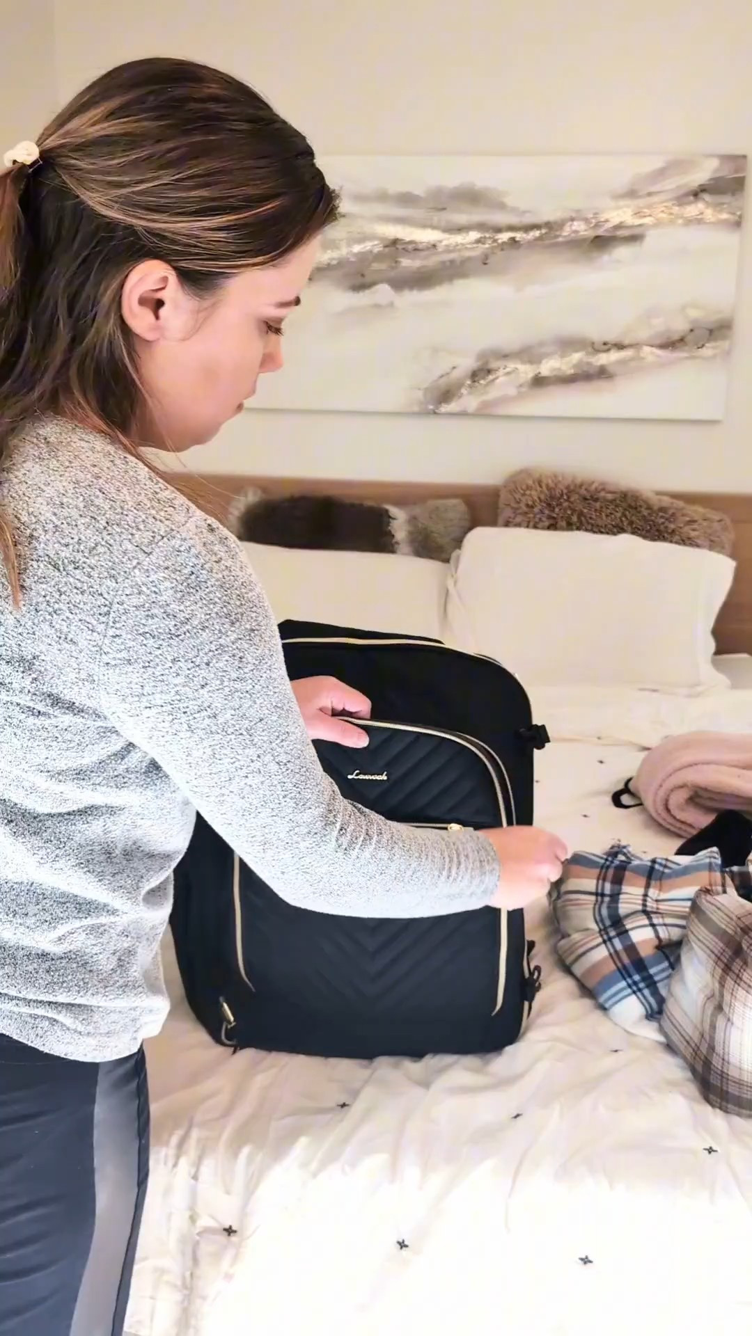 LOVEVOOK Travel Backpack for Women & Men 40L,Airline Approved Carry On Backpack Travel Essentials,TSA Carry on Luggage,Waterproof Personal Item Travel Bag,Suitcase with 3 Packing Cubes,Black-Black#LOVEVOOK #lovevookbackpack #travelbackpack #TravelEssentials #Backpack 

#LTKTravel #LTKActive #LTKfitnessgoals