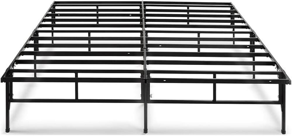 ZINUS SmartBase Compack Mattress Foundation / 14 Inch Metal Bed Frame / No Box Spring Needed / St... | Amazon (US)