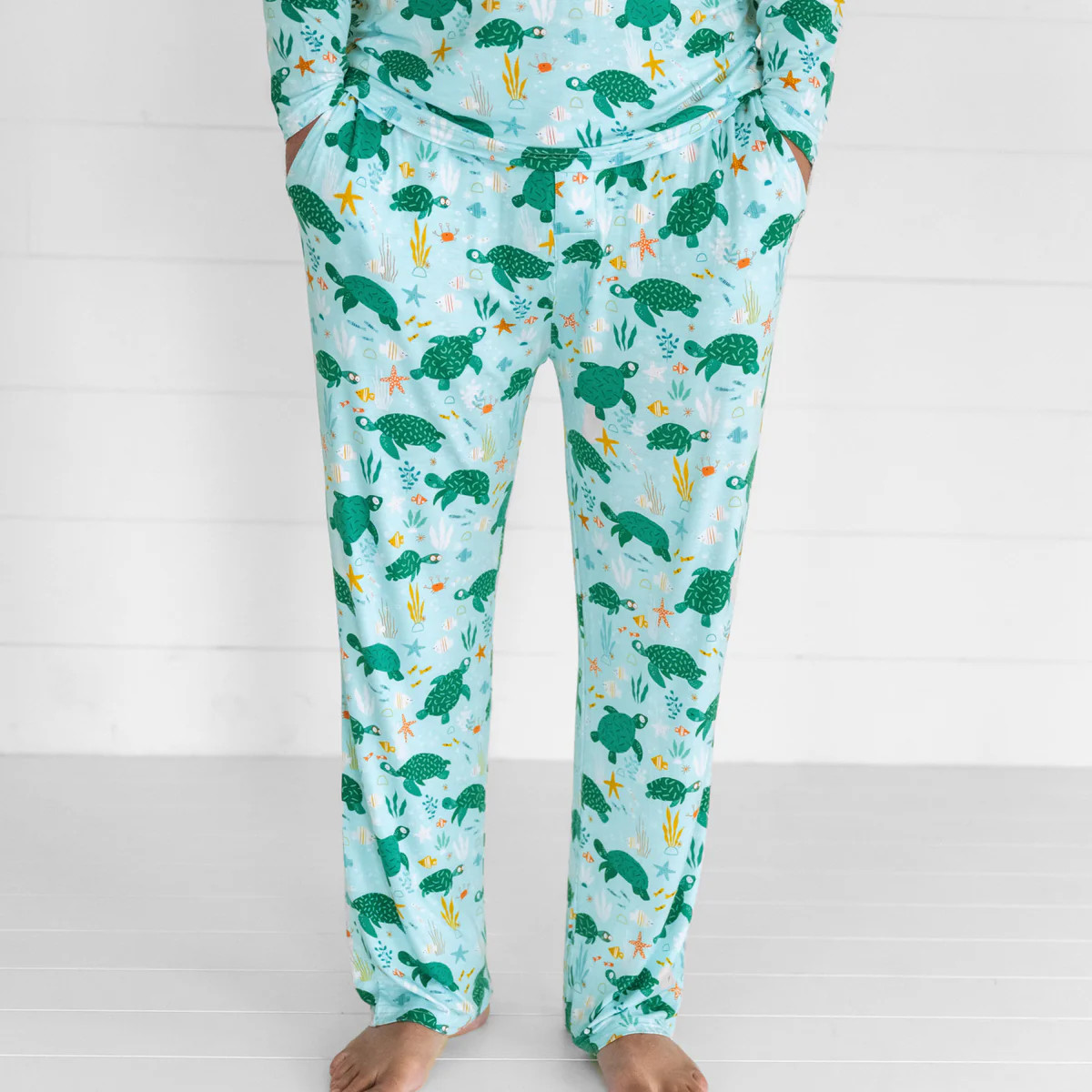 Sea Turtle Friends Men's Pajama Pants | Little Sleepies