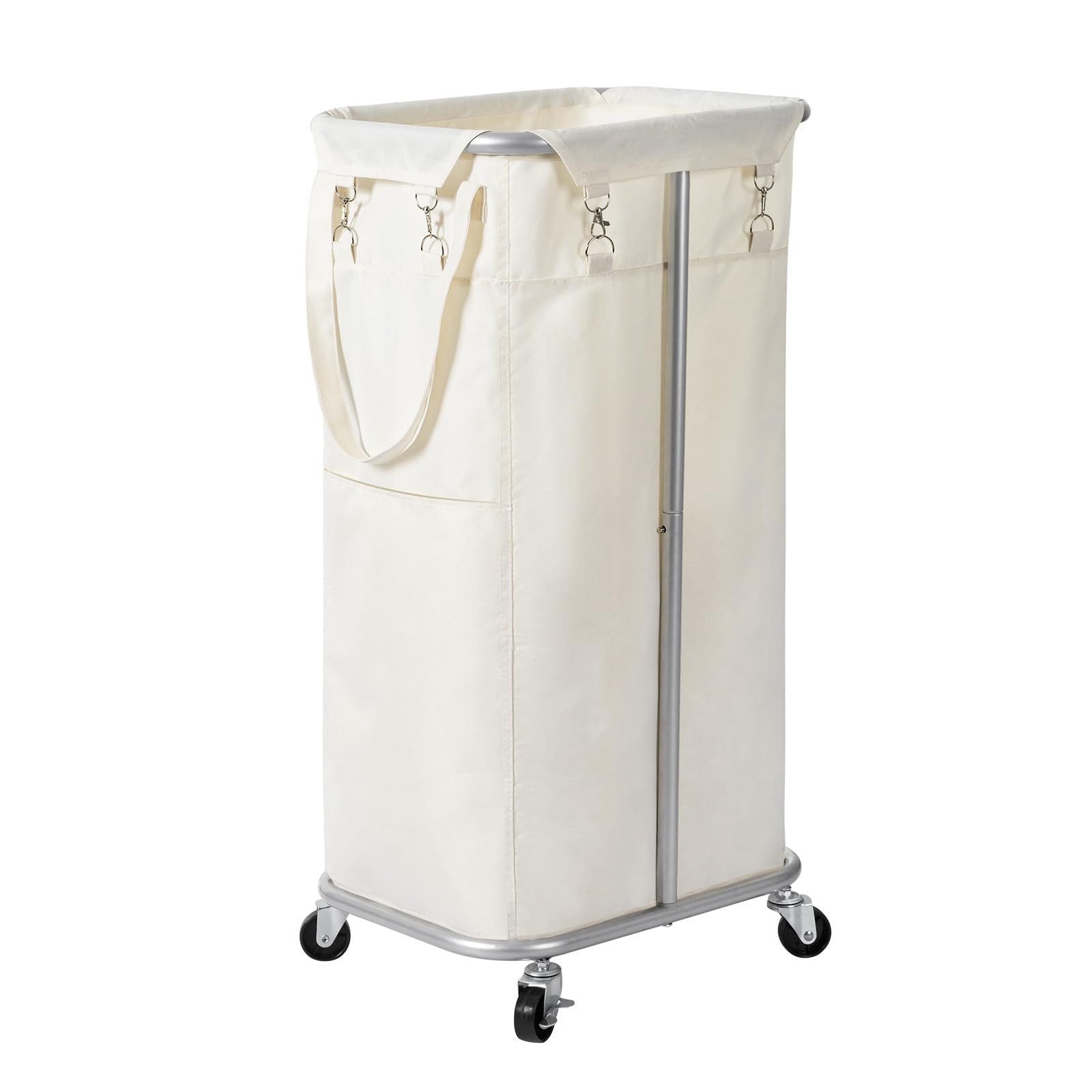WOWLIVE 100L Rolling Laundry Hamper with Wheels Large Laundry Basket Organizer Laundry Cart with ... | Amazon (US)