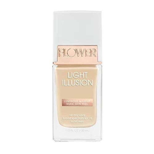 Flower Beauty Light Illusion Foundation with SPF 18 - Liquid Foundation Makeup with Buildable Cov... | Amazon (US)
