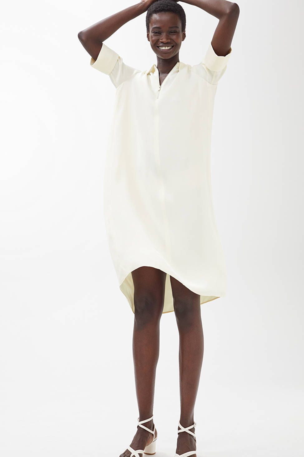 A-Line Satin Dress | ARKET