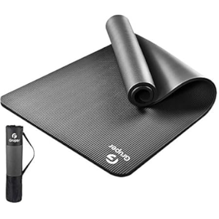 Amazon Basics 1/2-Inch Extra Thick Exercise Yoga Mat | Amazon (US)