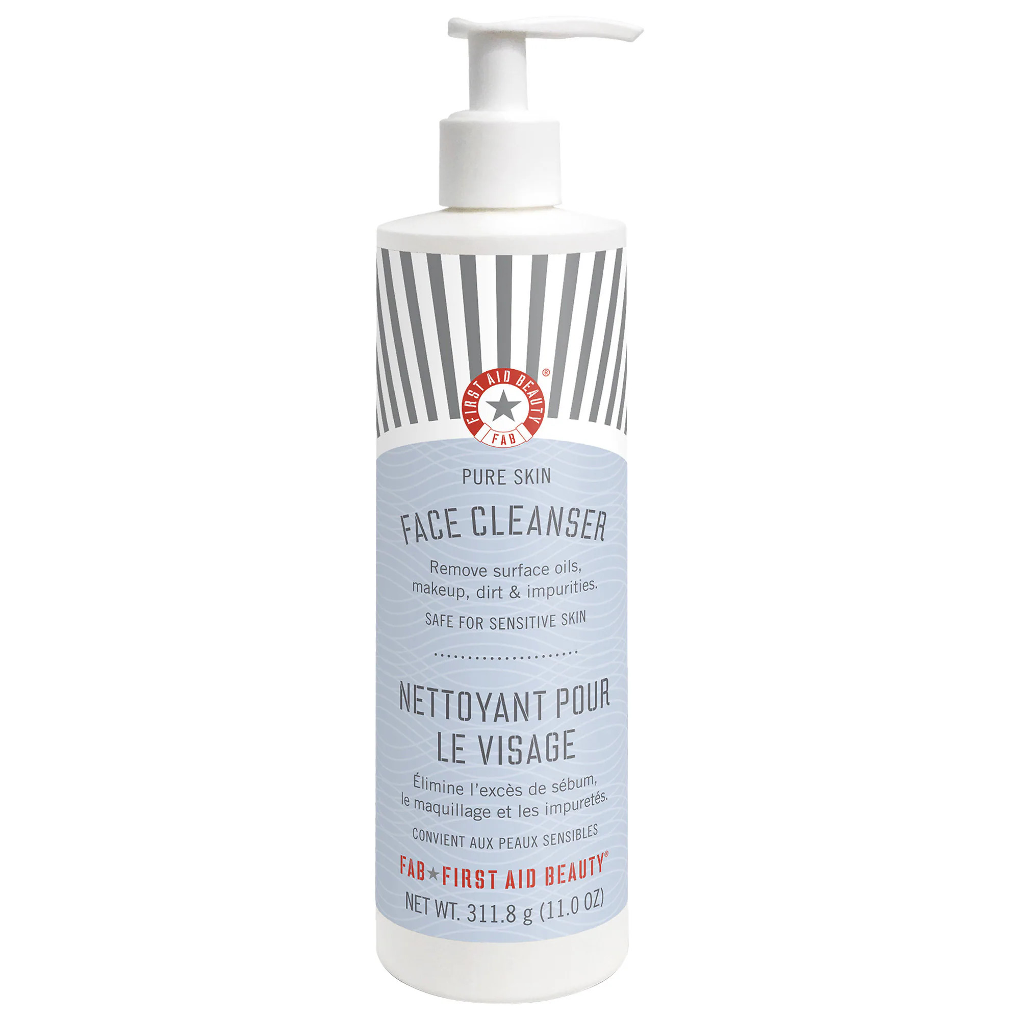 First Aid Beauty Ultra Repair Cream-to-Foam Face Cleanser with Colloidal Oatmeal + Glycerin 11 oz/ 325 mL | Sephora (US)