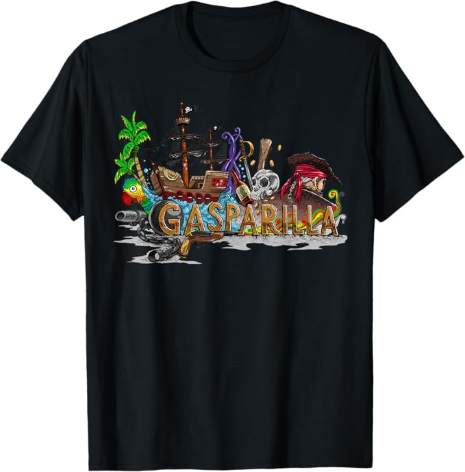Gasparilla Pirate Ship TShirt, Tampa FL Pirate Festival T-Shirt | Amazon (US)