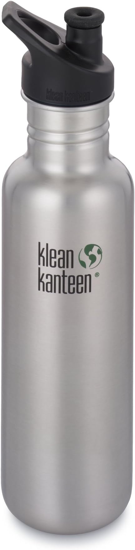 Klean Kanteen Classic Stainless Steel Single Wall Non-Insulated Water Bottle with Sport Cap, 27-O... | Amazon (US)